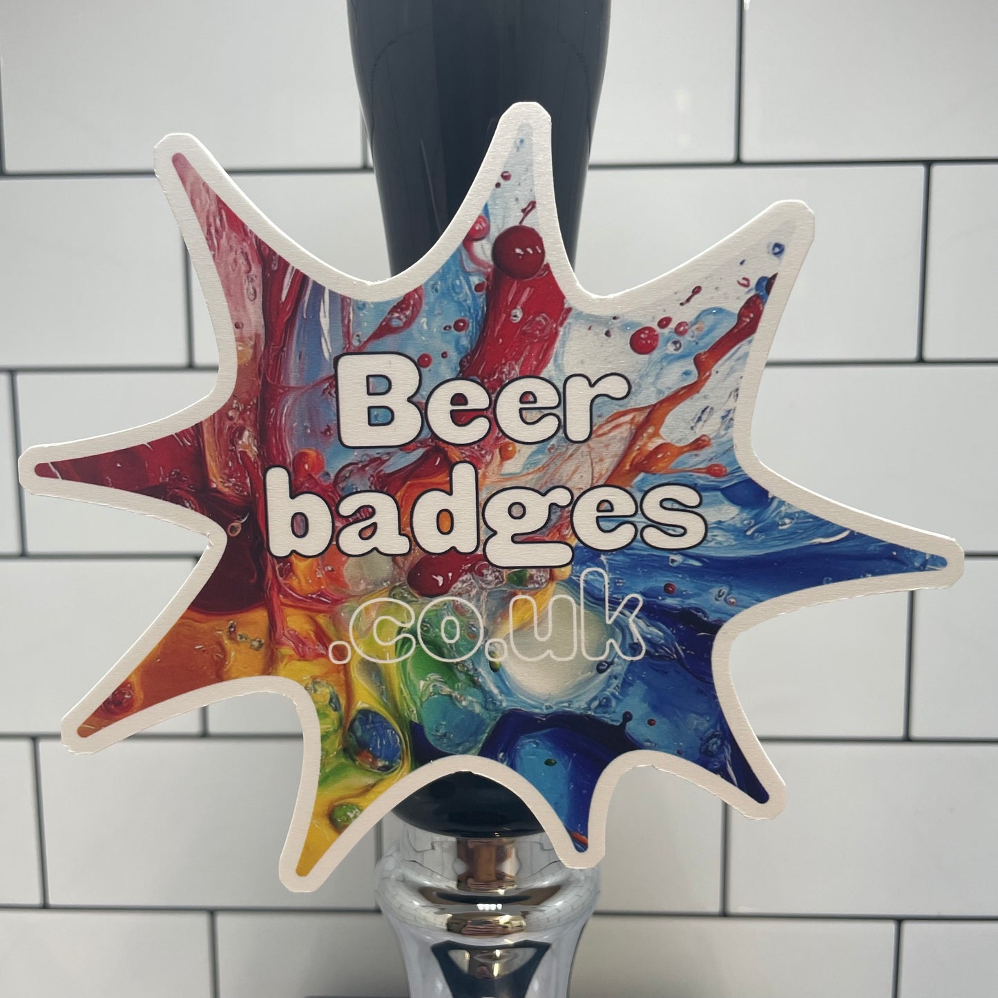Customised Beer Pump Clip Badge