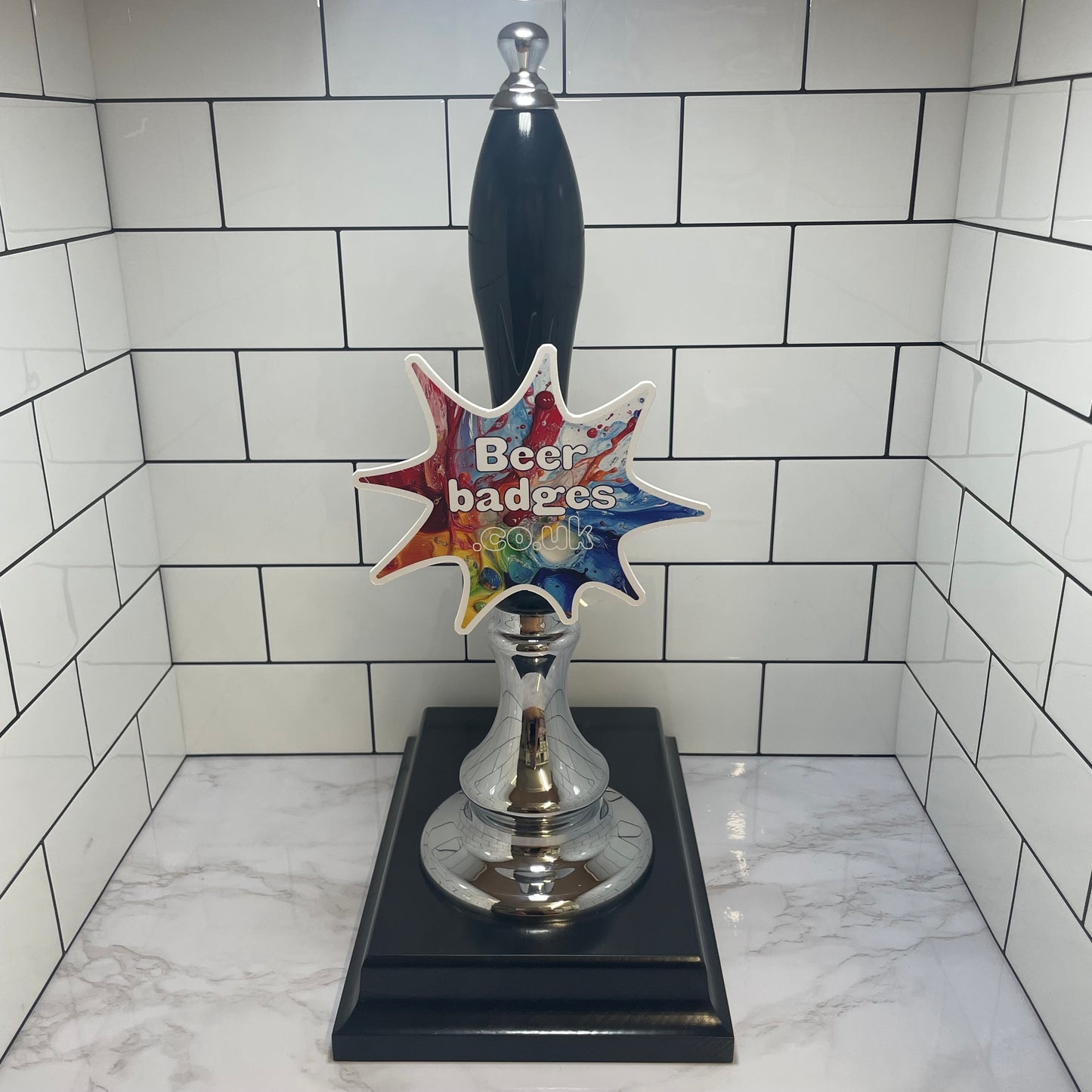 Customised Beer Pump Clip Badge