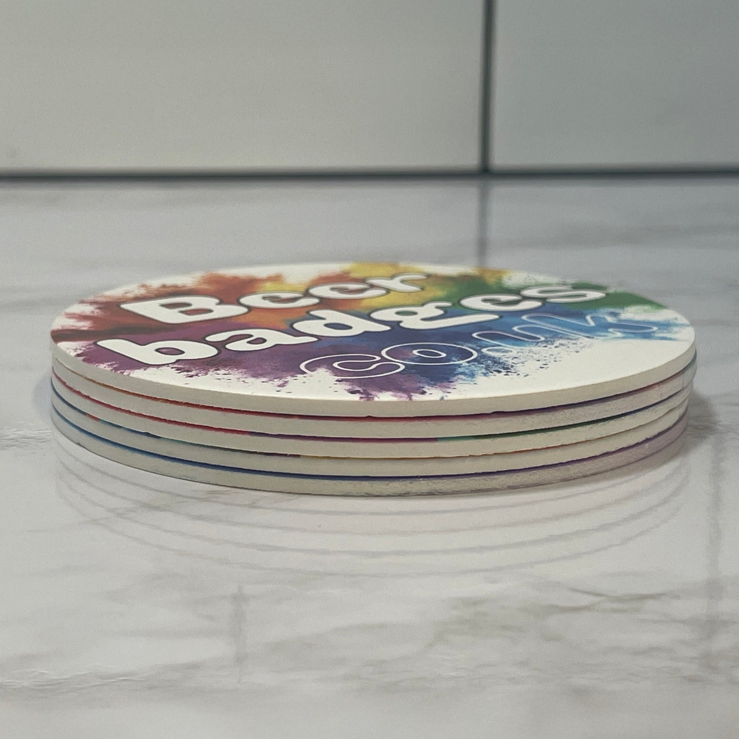 Individuell gestaltetes rundes Kunststoff-Fassabzeichen/Bierscheibe