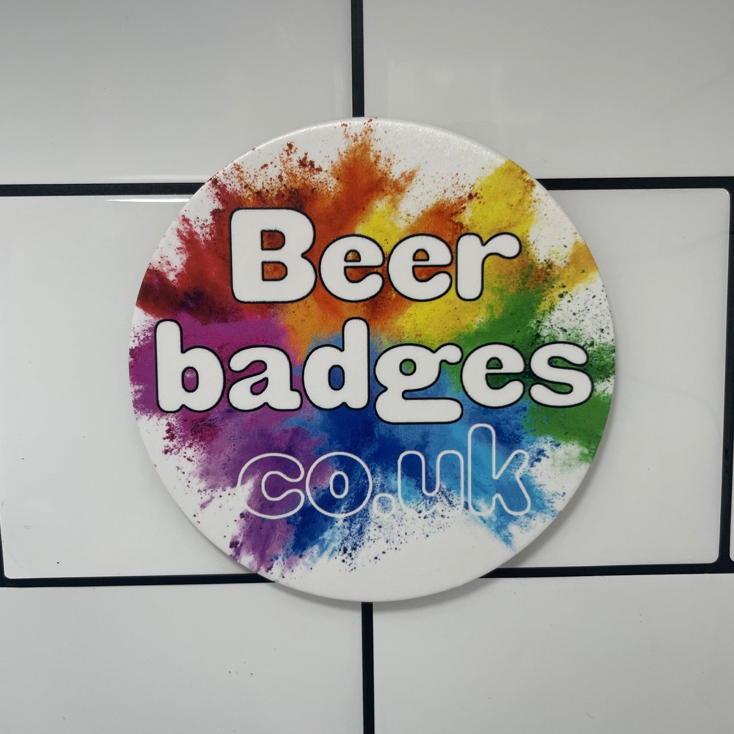 Individuell gestaltetes rundes Kunststoff-Fassabzeichen/Bierscheibe