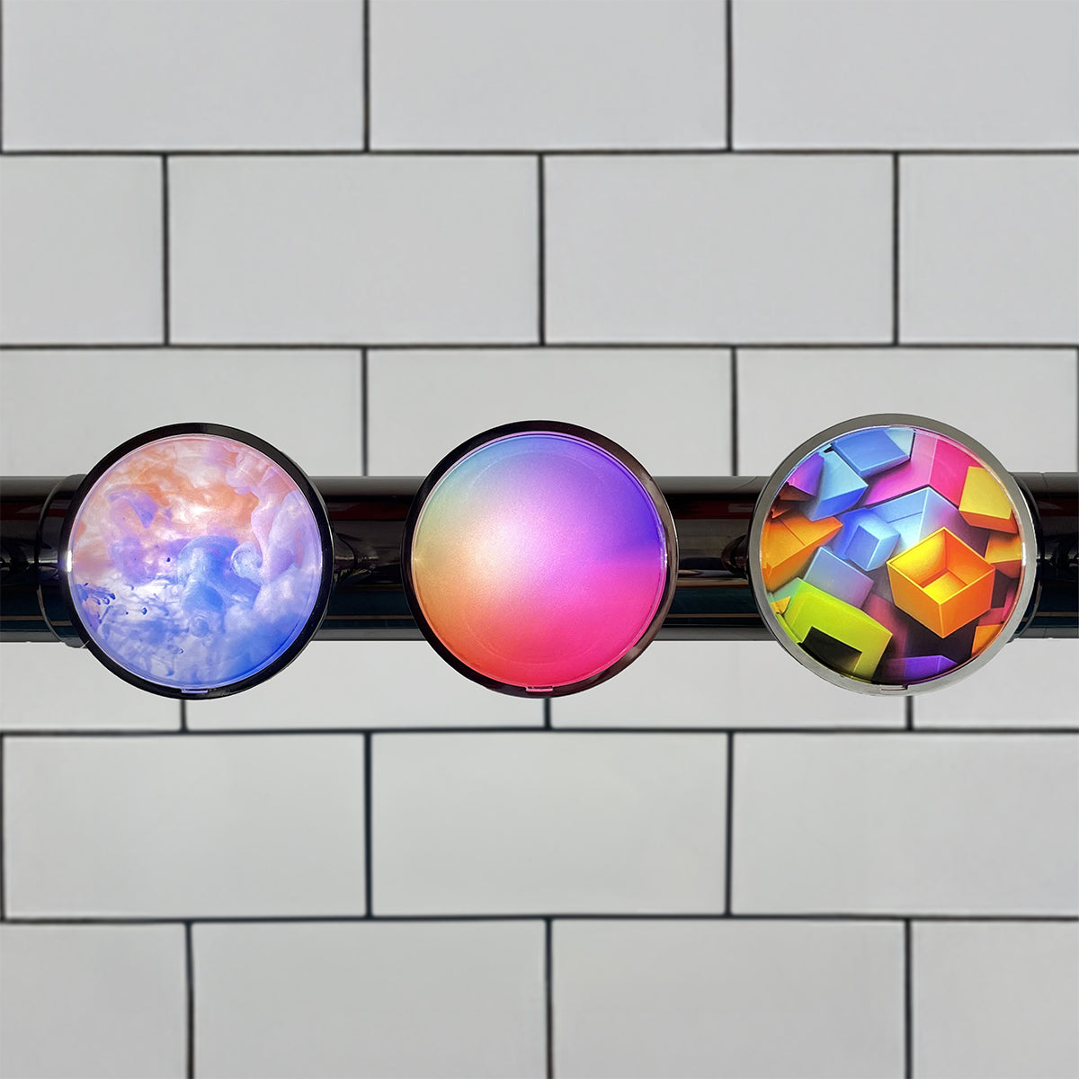Round Acrylic Flat With Bevelled Edge Beer Lens