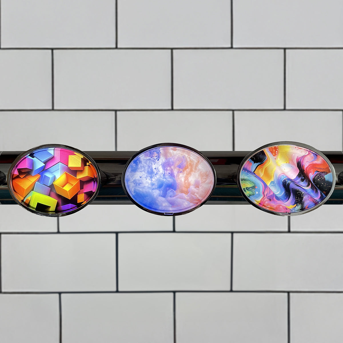 Oval Acrylic Flat With Bevelled Edge Beer Lens