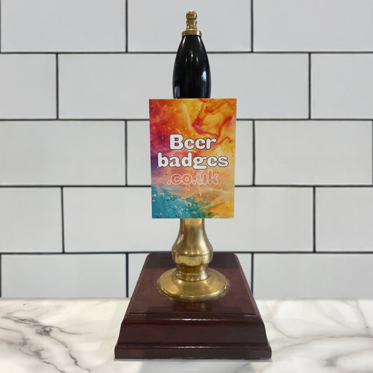 Customised Beer Pump Clip Badge