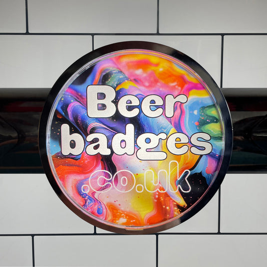 Round Acrylic Flat With Bevelled Edge Beer Lens