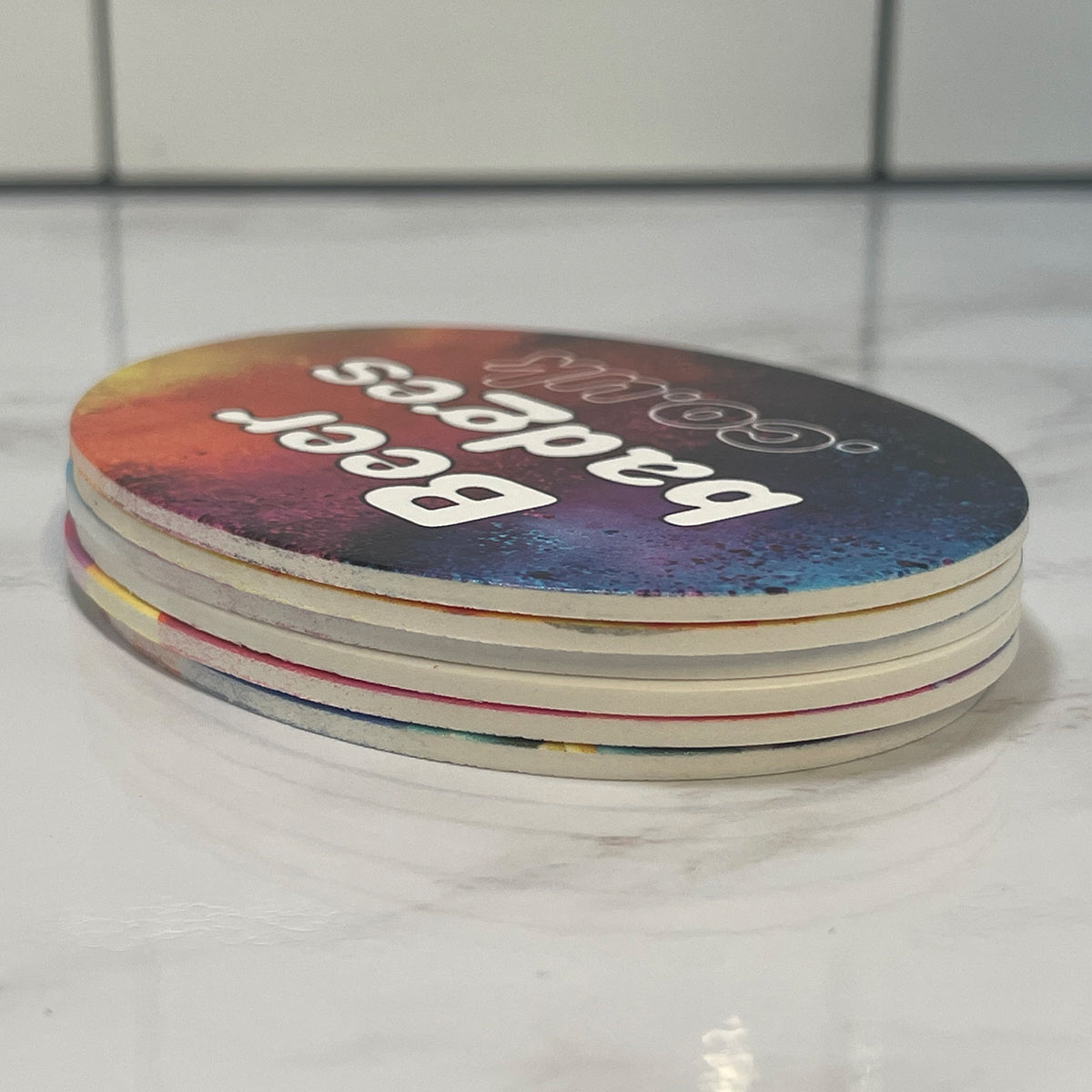 Customised Oval Plastic Keg Badge/ Beer Disc
